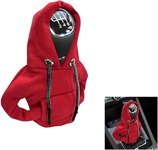 JOYCOURT Car Gear Shift Hoodie Cover - Cute Mini Hoodie for Shift Knob, Universal Auto Interior Accessory, 9 Colors Available