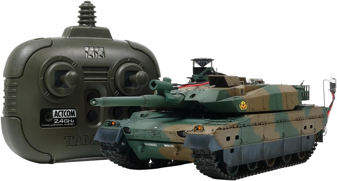 1/35 RC Battle Tank Series No.13 Ground Self-Defense Force 10 Tank (2.4GHz with prop) 48 213 Toy