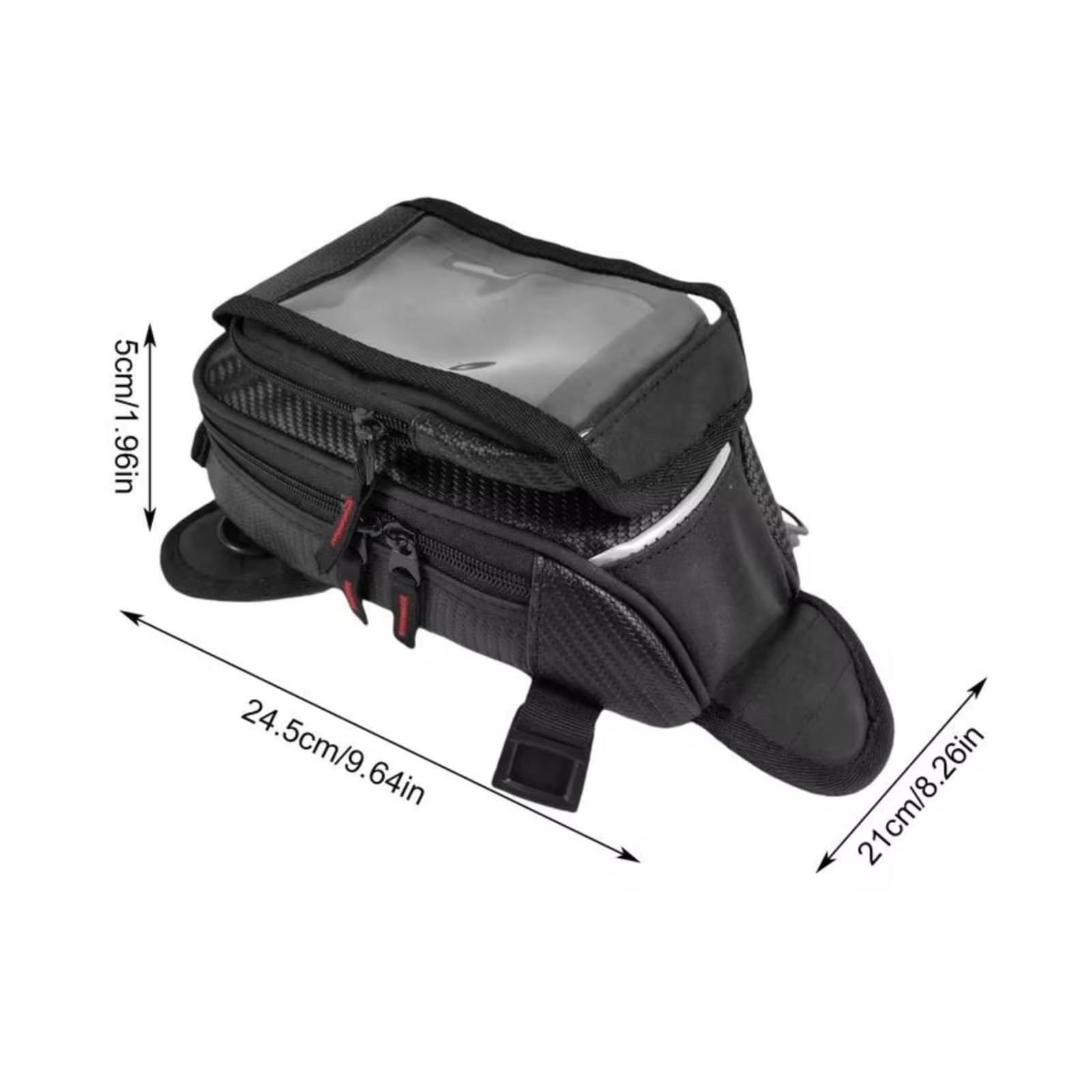 Borsa Serbatoio Magnetica Universale Moto Con Copertura Antipioggia Impermeabile Sella Per Navigazione Per Forte Fissaggio Motociclette Sacche Moto