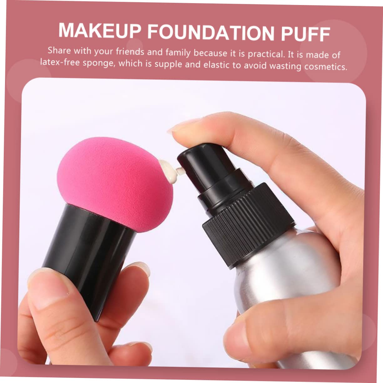 VICASKY 10sets Girl Cosmetics Powder Puff Dry Wet Makeup Pads for Face Makeup Sponges for Women