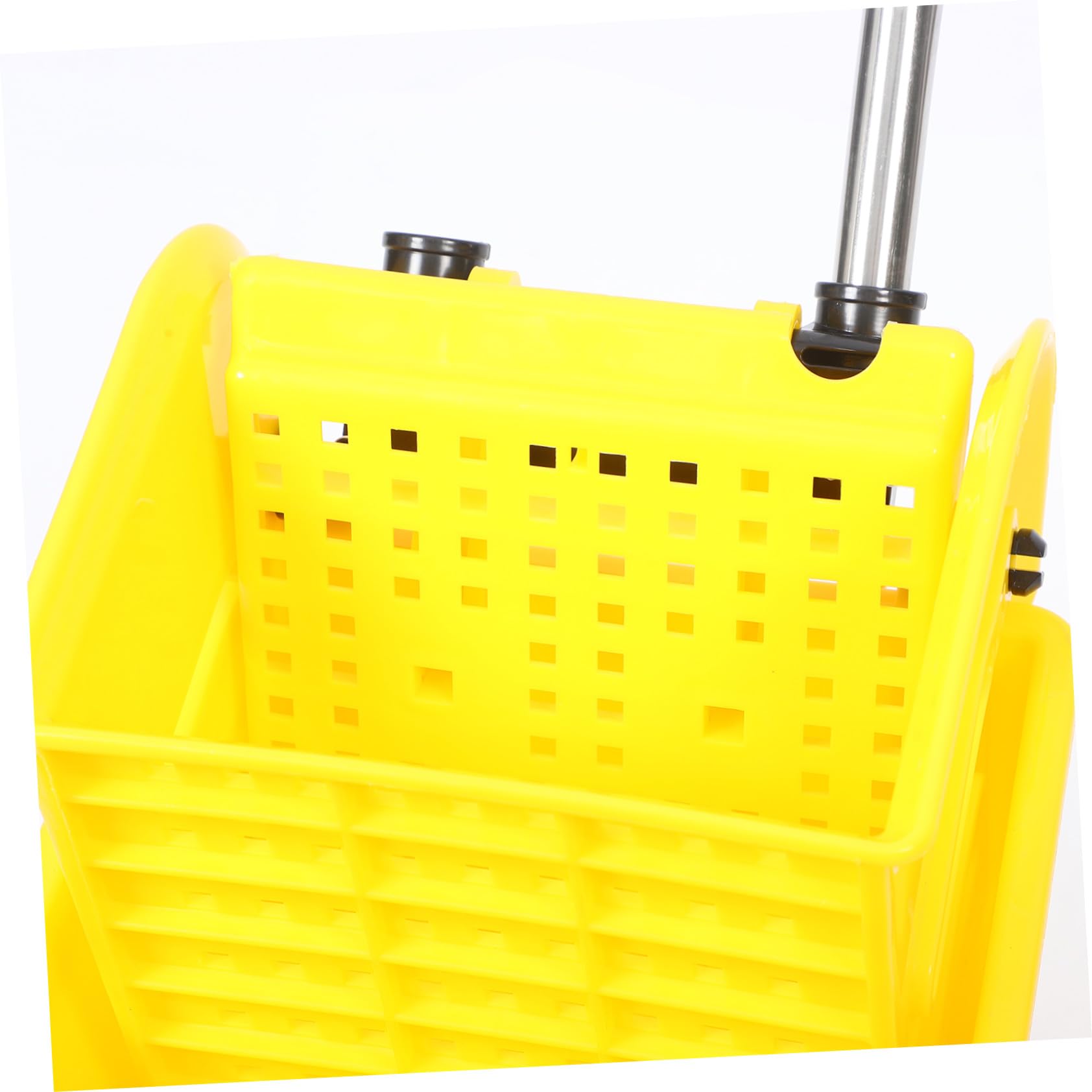 Cubo de Fregona Comercial de 20l Escurridor Lateral, Ruedas Plásticas y Movilidad Silenciosa para Limpieza en Espacios Comerciales Color Aleatorio