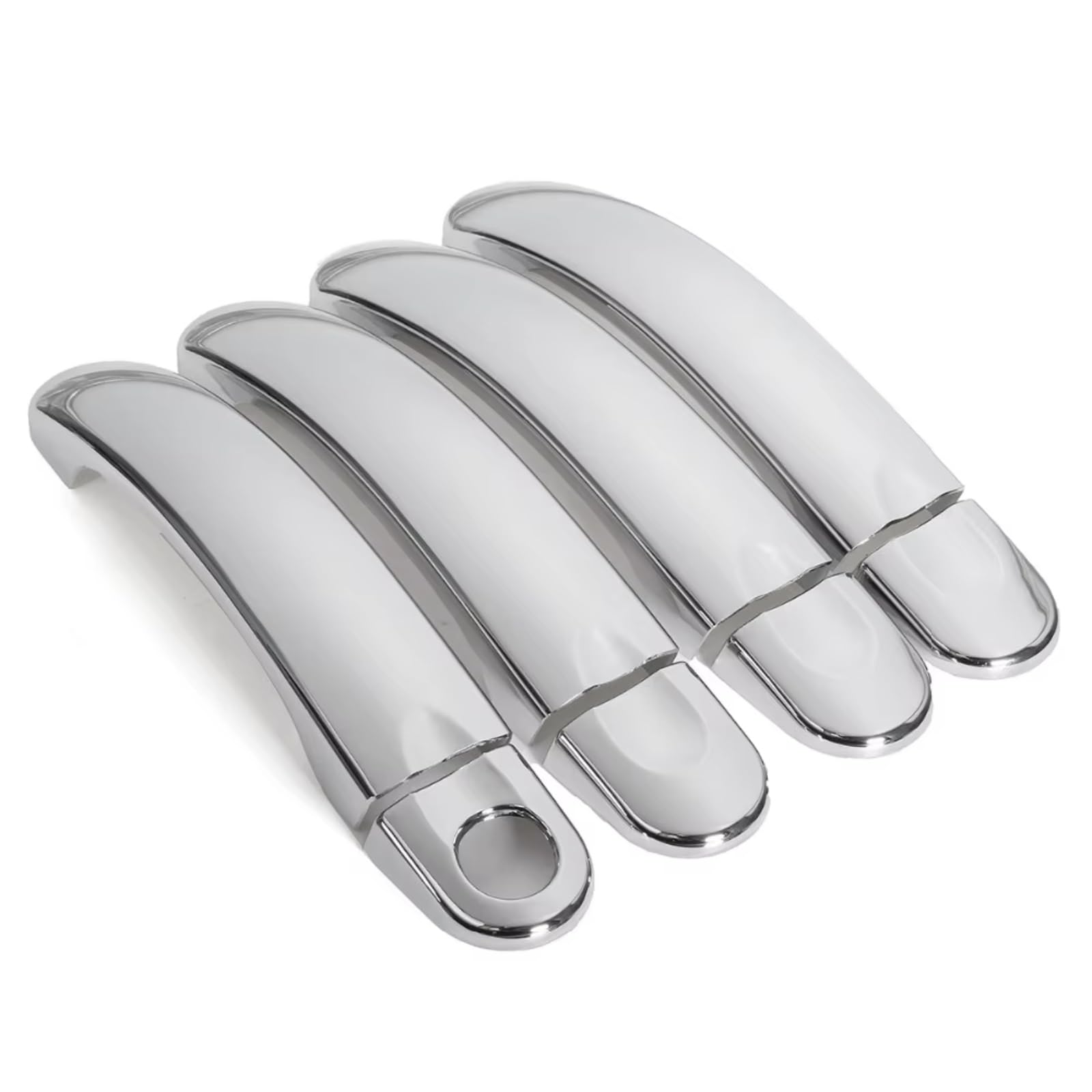 Cqrbne 4 Door For Vw For Touran Mk1 2003~2015 Chrome Car Door Handle Cover Trim Styling Accessories Car Exterior Door Handle(4 Door)