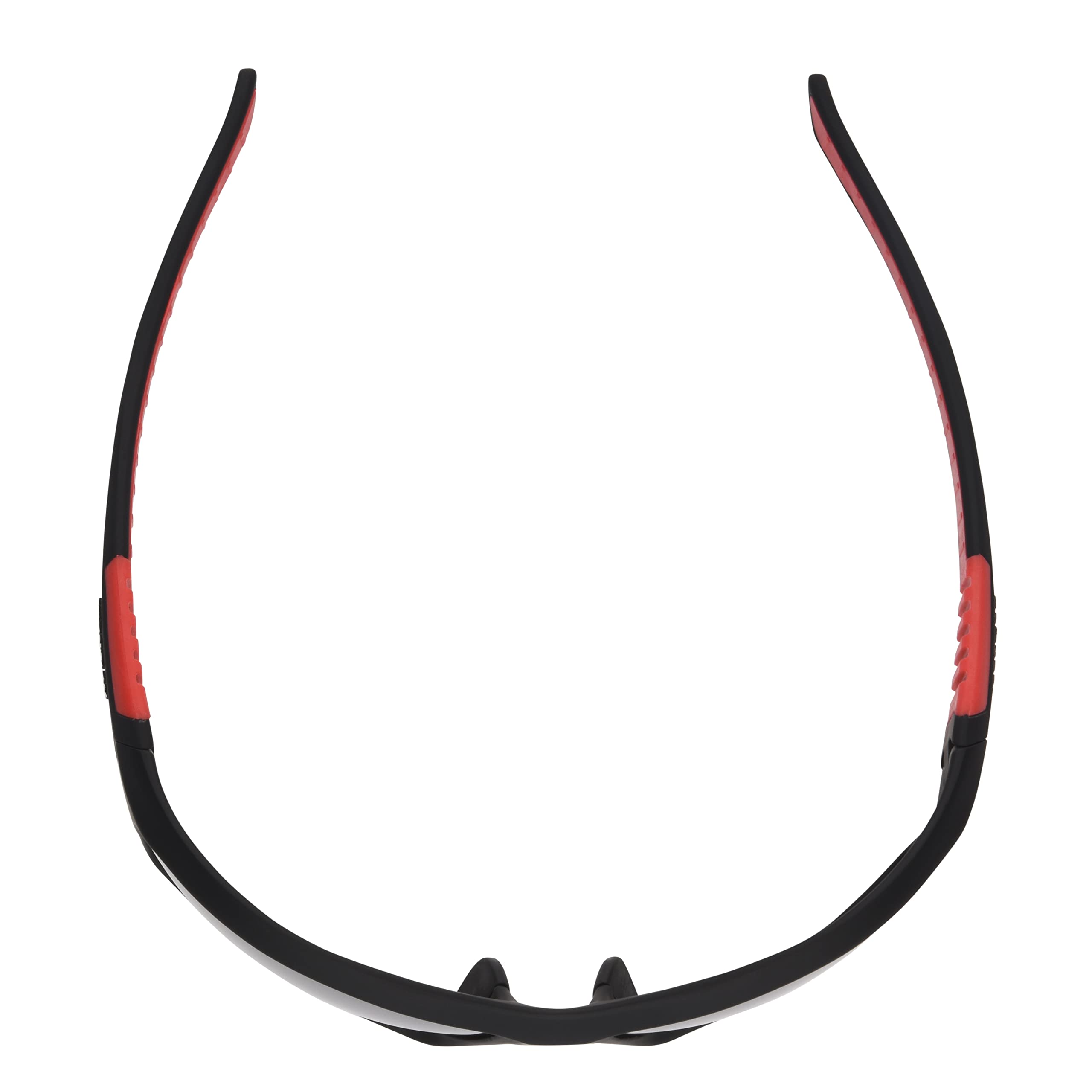 Ironman Dextro - Gafas de sol deportivas envolventes para hombre, color negro, 65 mm