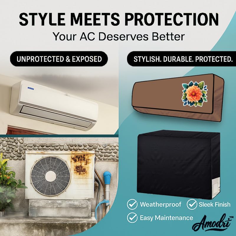 Diwali Offer Buy Now Amodori Outdoor Split Ac Protector – Universal Fit For 1–1.5