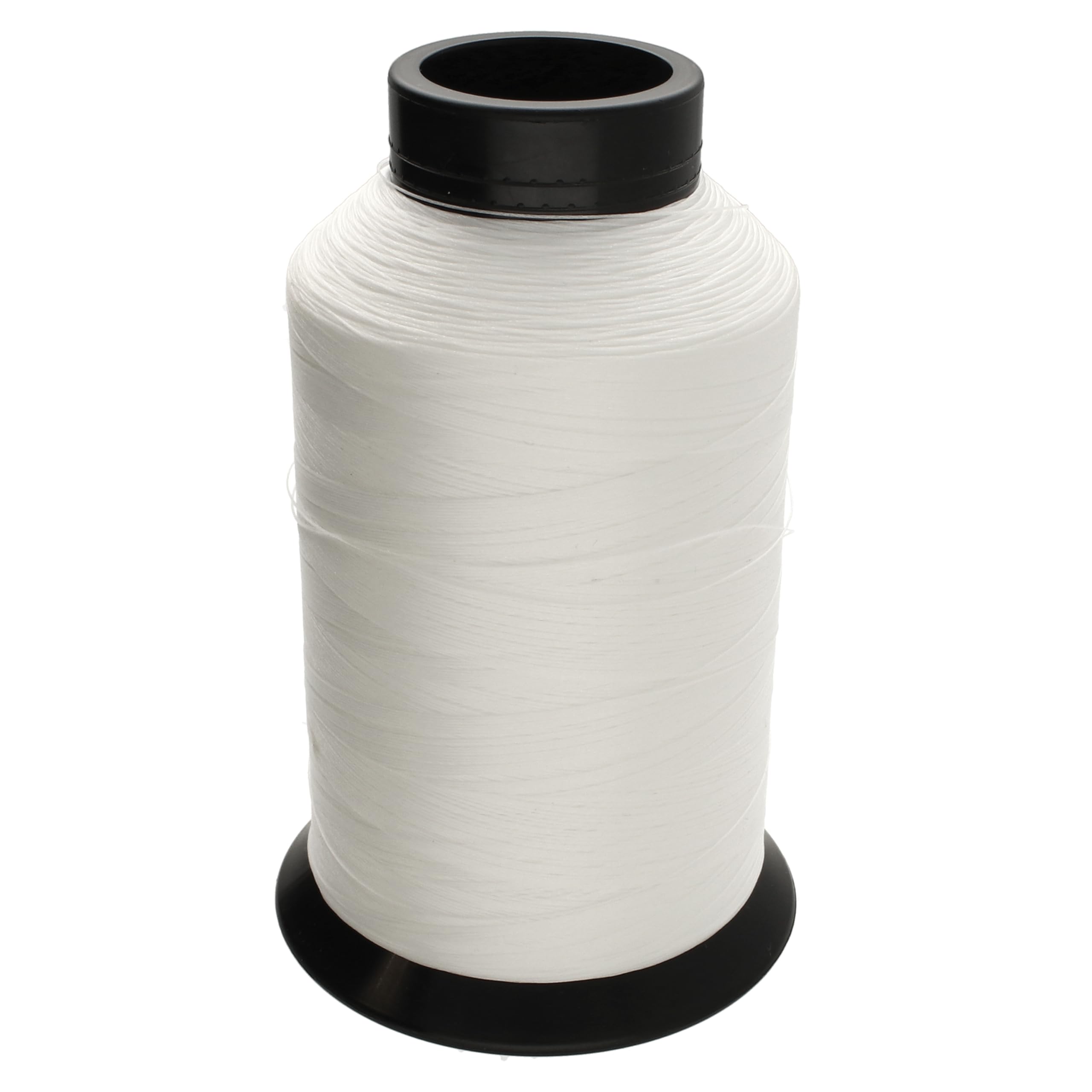 The Beadsmith Nić Nymo – kolor biały, rozmiar D, 85 ml stożka, 1584 m, wstępnie woskowana, 100% nylon, odporny na plątanie się sznurków, do projektów koralików nasion, prac krosna i tkania koralików