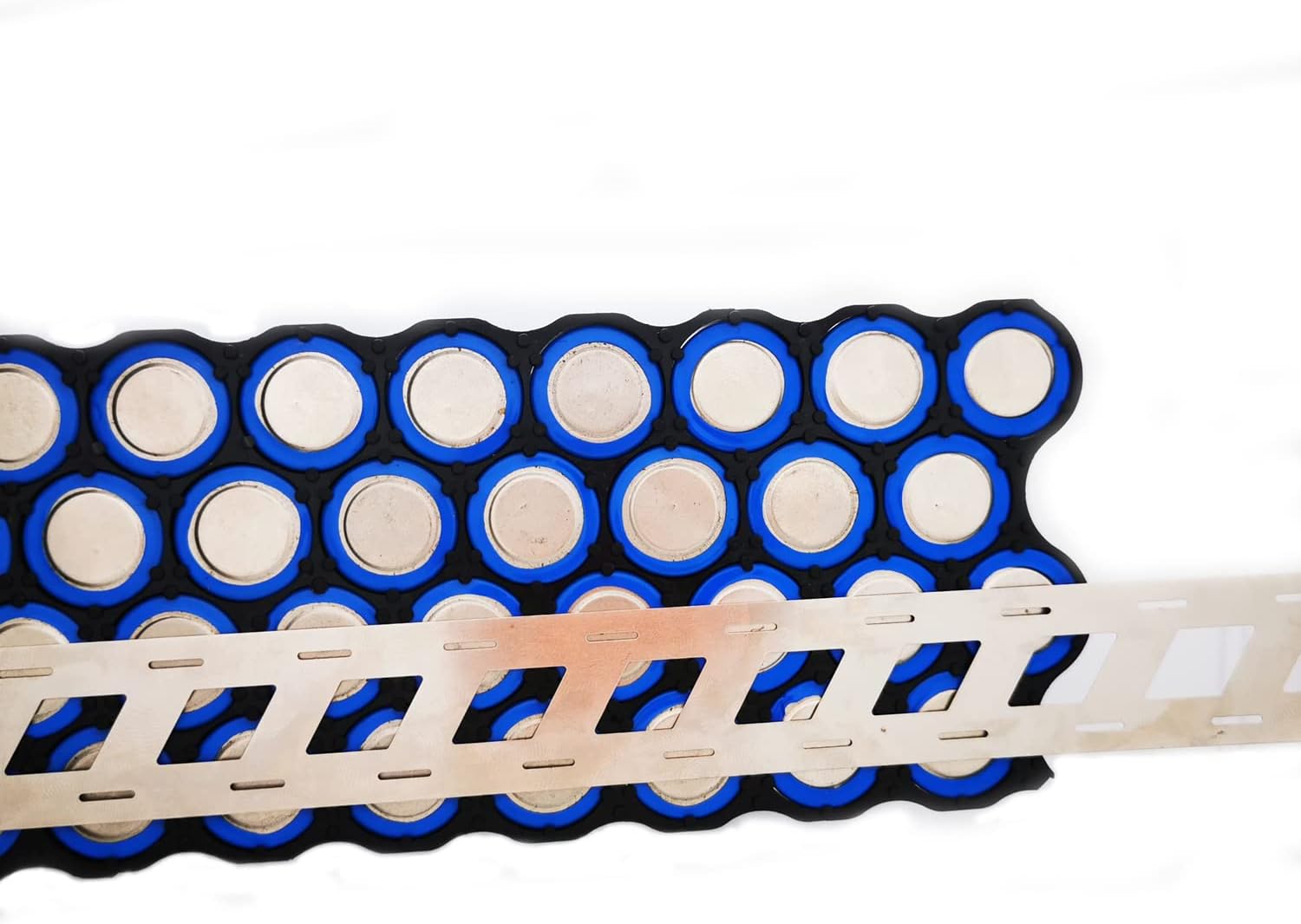 Pure nickel strip 21700 2p 0.15x27.5x22.5mm(5M) SUIDI 21700 nickel strip offset for Li 21700 battery welding holder require cells packs