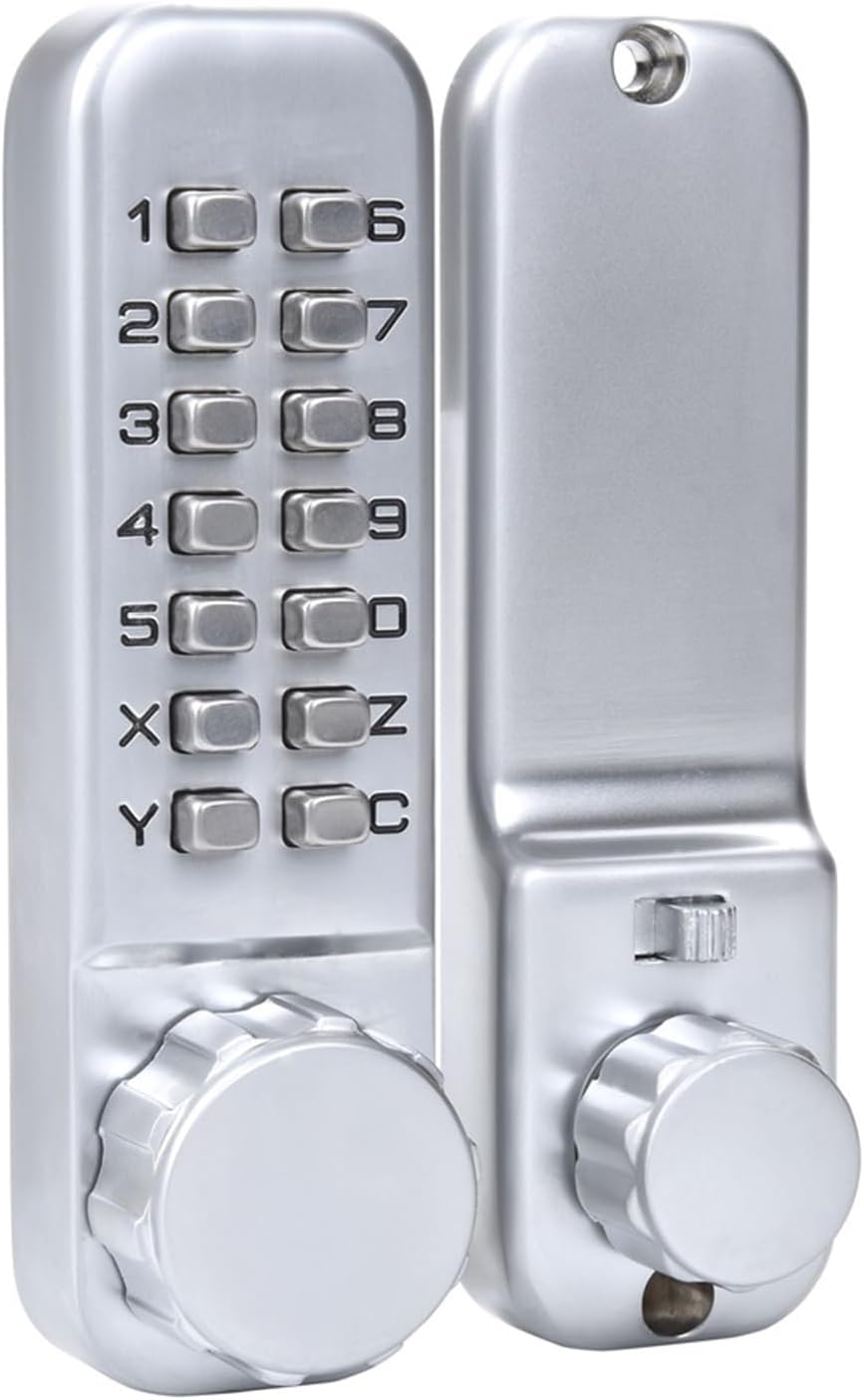 1Pcs Zinc Alloy Keyless Combination Mechanical Digital Door Lock No Power Push Button Code Locks for Home Furniture Hardware