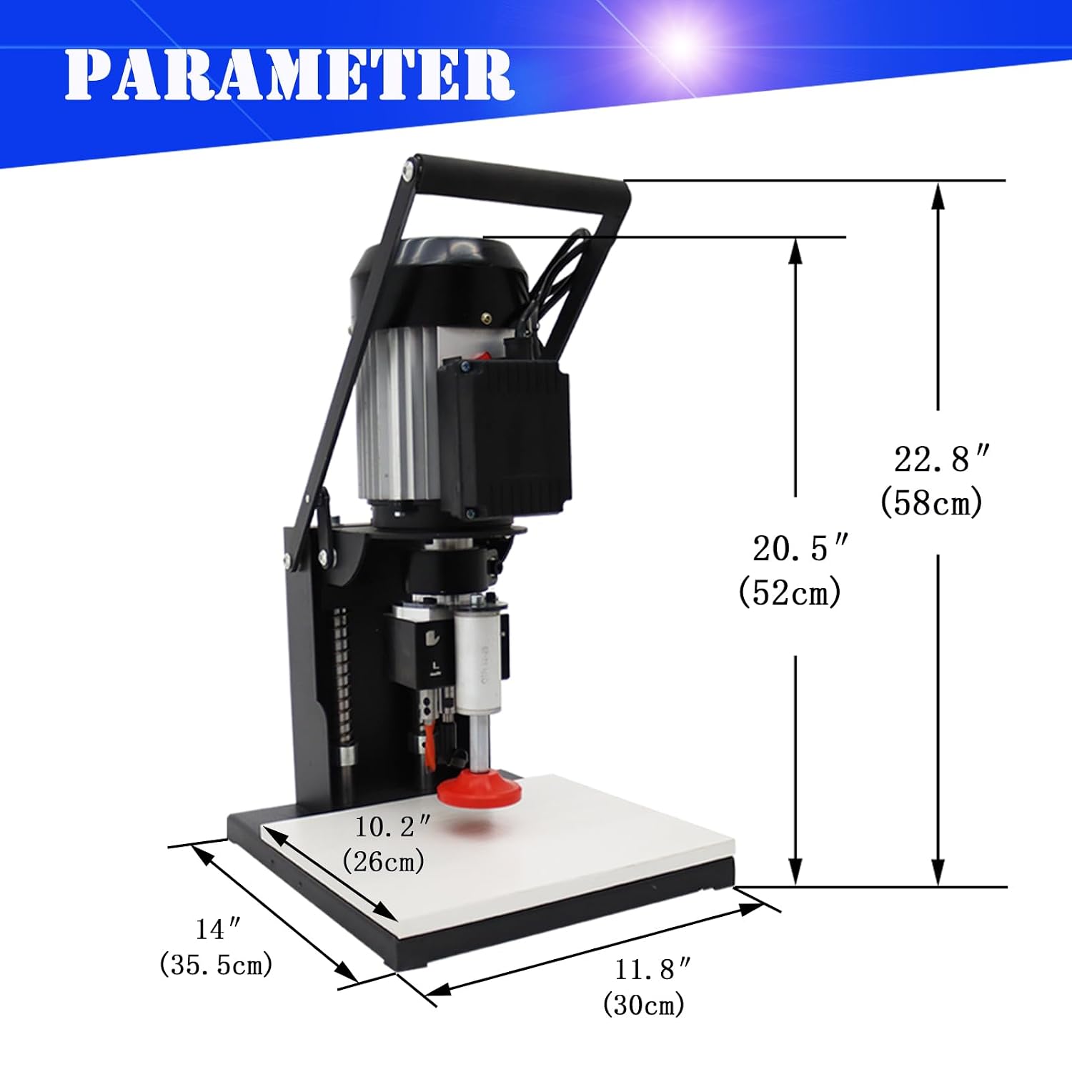 110V 1100W Hinge Drilling and Boring Machine, 48-6 Portable Electric Hinge Drill, Cabinets Wardrobes Door Processing, 0-1.57 in Depth