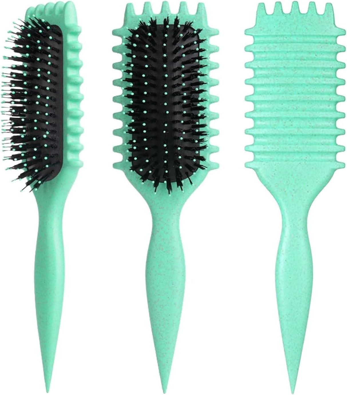 Curl Defining Brush, Bounce Curl Define Hair Styling & Premium Detangling Brush For Curly Hair, Perfect For Combing, Shaping and Defining Curls For Women & Men