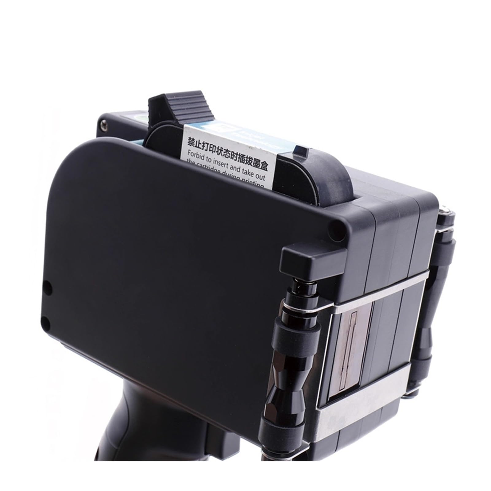 Imprimante Portable, Machine de Codage par Lots Industrielle Imprimante à Jet d'encre Intelligente Impression Codes Barres bidimensionnels Portable(German with 1 Ink)