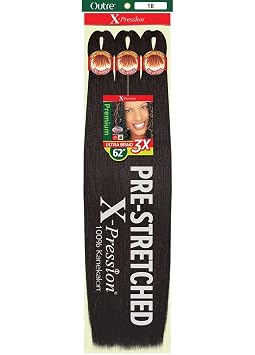 Outre X-Pression Braid - Pre Stretched Braid 62" 3X 1 Pack, M950/425/350/130S