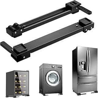 Extendable Appliance Rollers Heavy Duty, Generation Extendable Liftable Appliance Slider Anti Slip Mobile Washing Machine Base-Max 32in, Easily Move Washer & Dryers, Refrigerators, Furniture