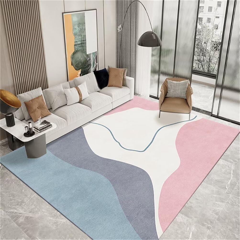 Tapis vinyl pour chambre de filles lavable et résistant aux taches