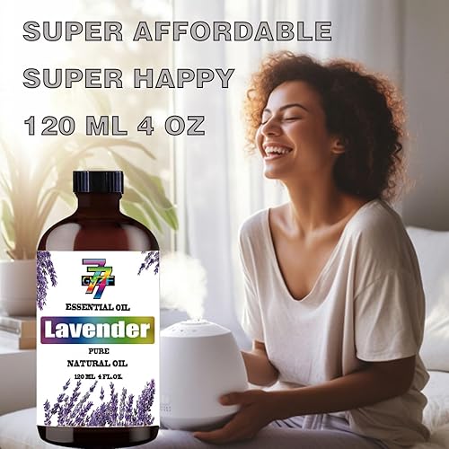 Miniatura 2 de Aceite esencial de lavanda, 4 onzas líquidas, aceite de lavanda para difusor, humidificador, limpieza, masaje, yoga, vela de bricolaje