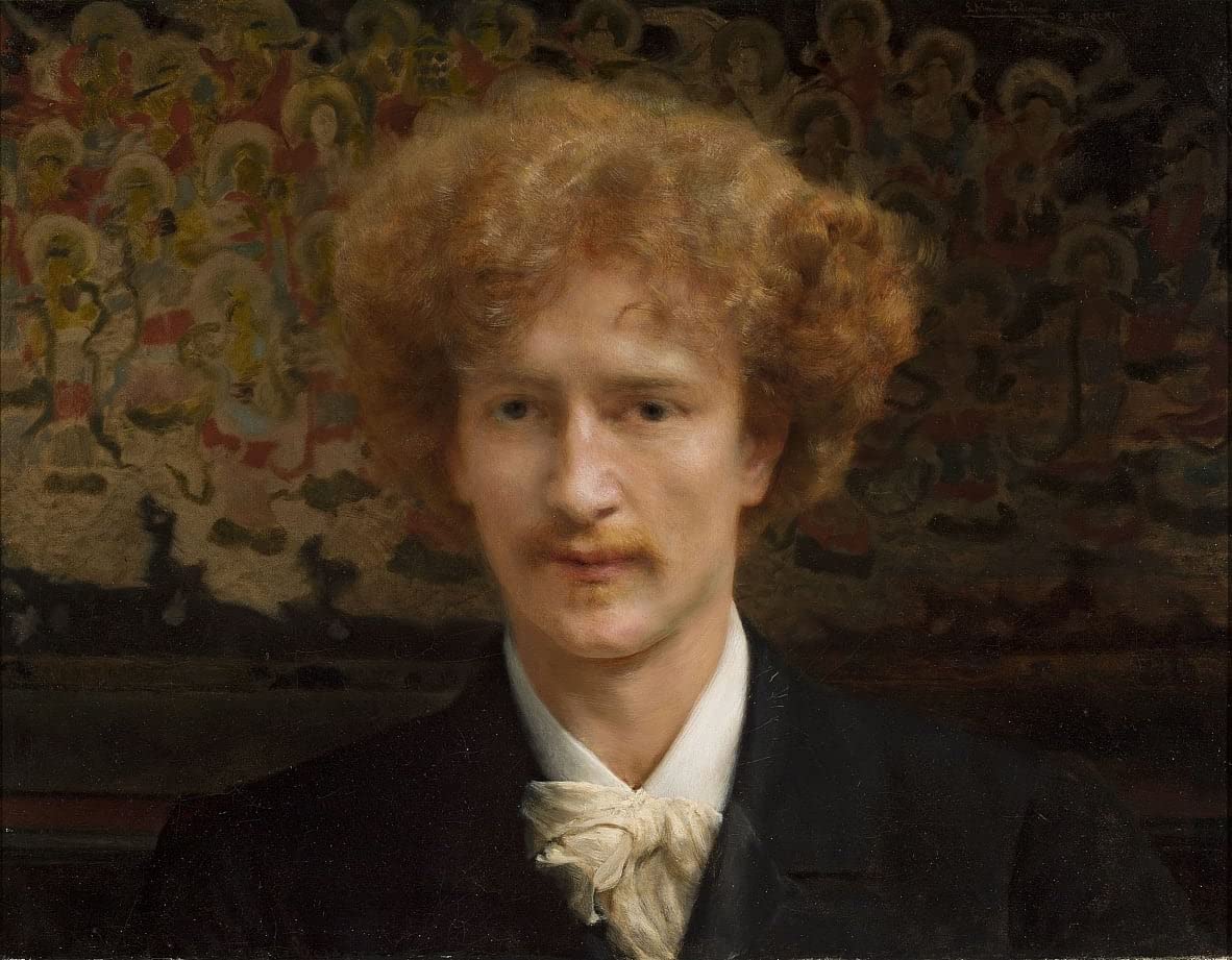 Portrait d'Ignacy Jan Paderewski affiche toile déco murale 60x90cm