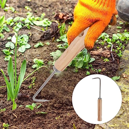 YARNOW Removedor de Raíces de Acero con Mango de Madera miniatura 2
