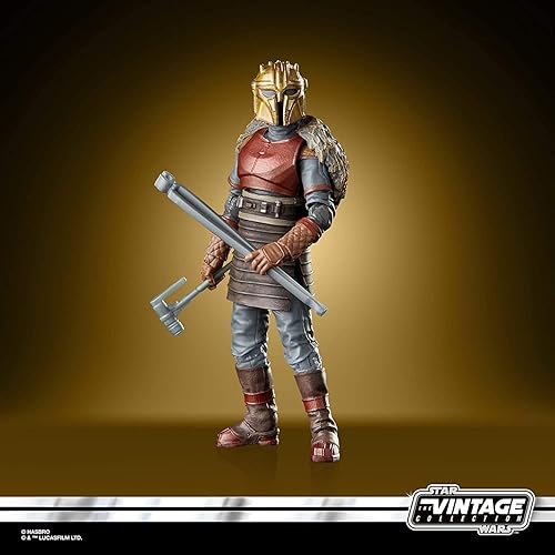 Miniatura 4 de STAR WARS The Vintage Collection The Armorer Toy - Figura de acción The Mandalorian a escala de 3.75 pulgadas, juguetes para niños de 4 años en