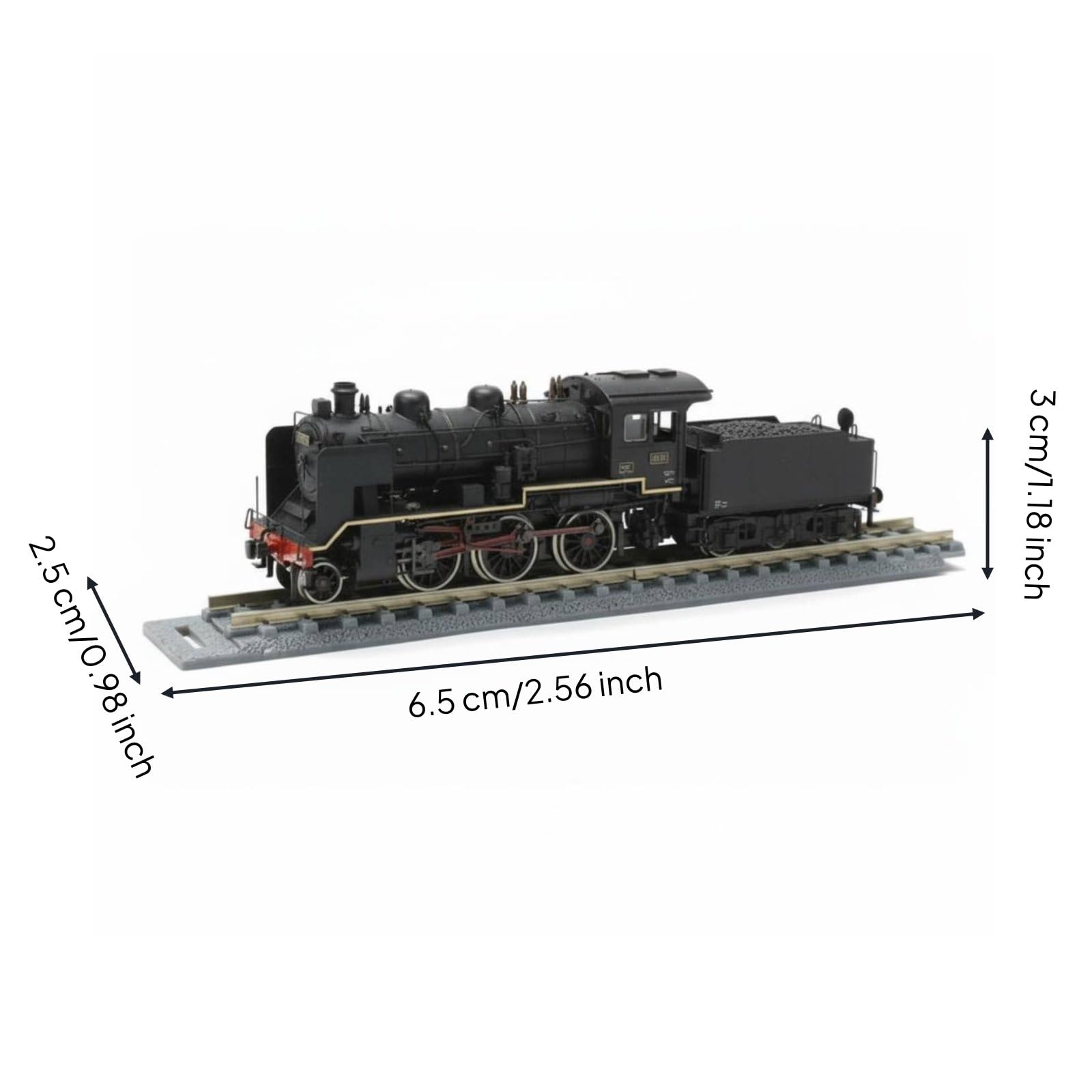 Eisenbahn Zugfigur Miniatur Deko Modell Nachbildung Sammlerstück Vintage für Sammlung Büro Regal, Typ 8620-58654
