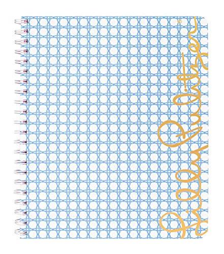 Grand carnet à spirales bleu Lilly Pulitzer pour organiser votre quotidien créatif