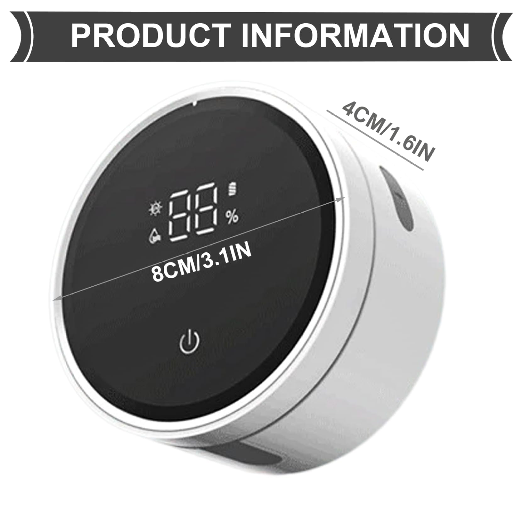 Soporte Inteligente para cepillos de Dientes UV, Limpiador de cepillos de Dientes eléctrico montado en la Pared con Secado automático, Pantalla LED, Sensor de Movimiento - Organizador de baño para CE