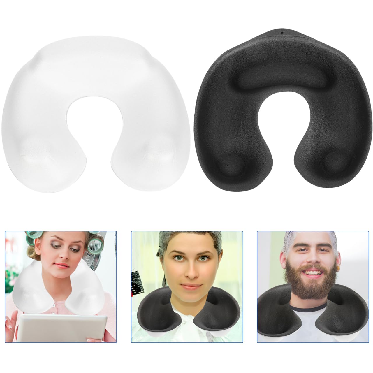 CLISPEED Bac de récupération de la couleur des cheveux multi-fonctionnel en éponge douce pour salon de coiffure polyvalent pour le lavage des cheveux, la teinture et la permanente pour les coiffeurs