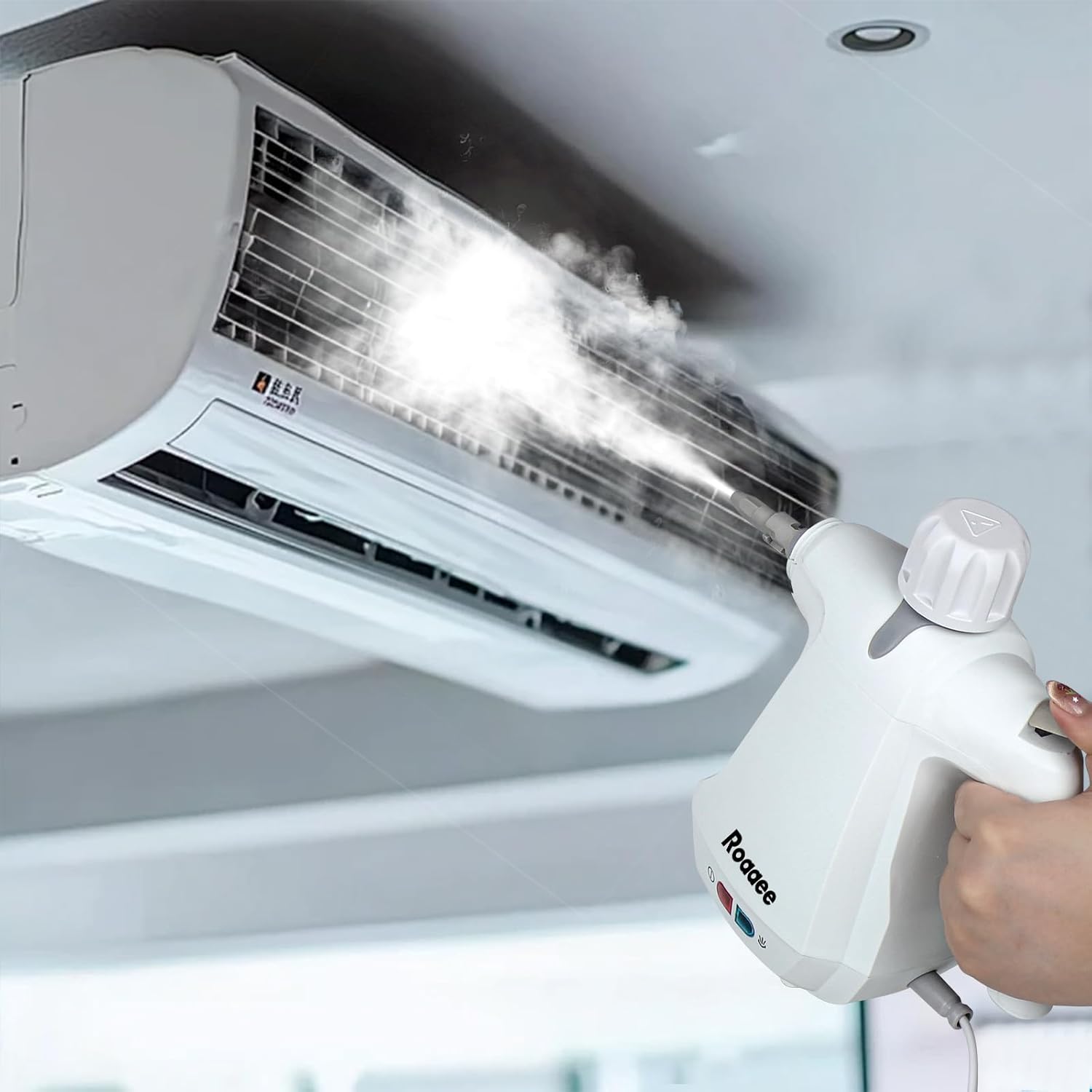 Handheld Steam Cleaner, Multi-Purpose Portable Steamer for Home, Complete Kit of Accessories for Cleaning Floor, Upholstery, Grout and Car - Image 8