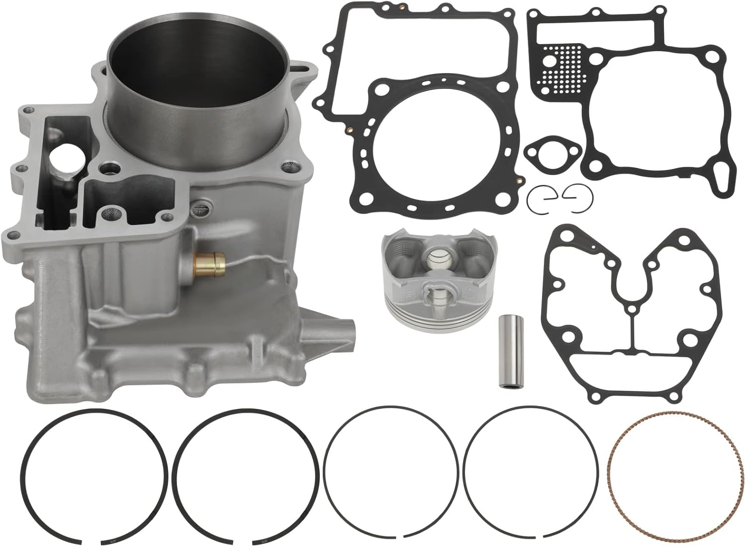 SCITOO Cylinder Piston 12100-HN8-A60 Cylinder Piston Gasket Top end Kit fitment 2009-2013 for Honda Big Red 700 MUV700;2014-2021 for Honda Pioneer 700 SXS700M2