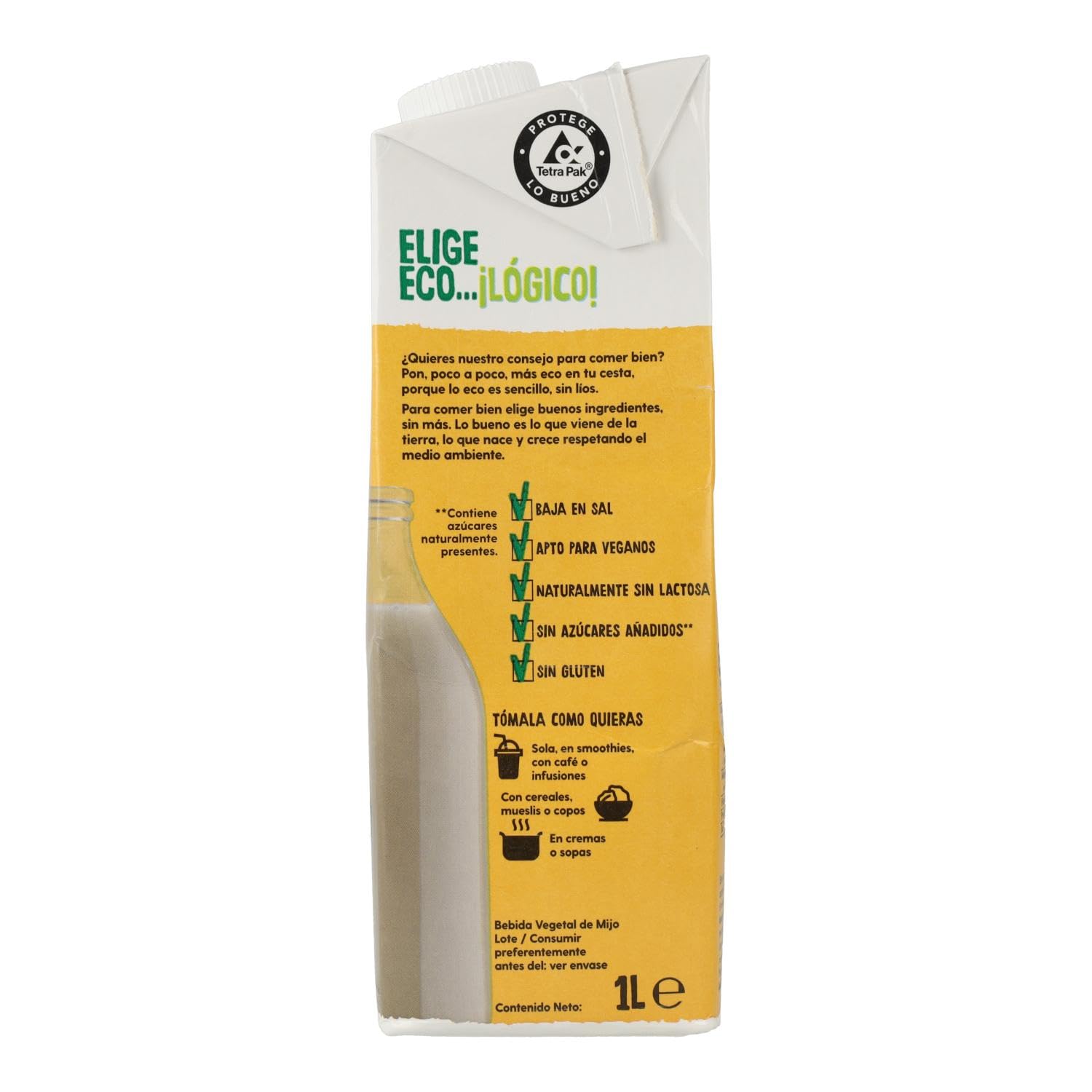BEBIDA VEGETAL DE MIJO BIO, 1L