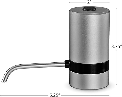 Miniatura 7 de Lujoso aireador de vino eléctrico instantáneo de 1 botón con boquilla 6 veces más oxidación para vinos, escocés y whisky