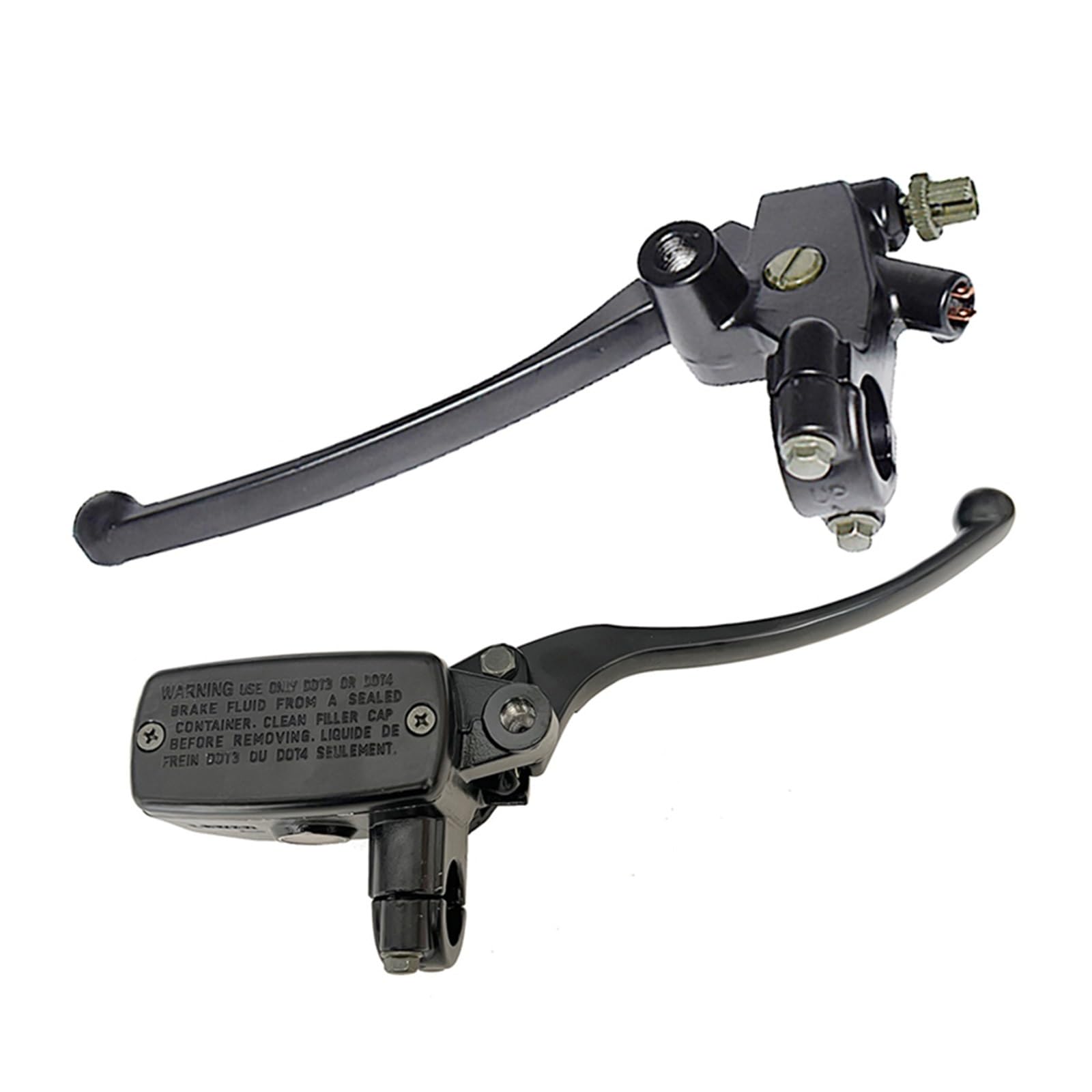 Onmaweyb Cable Brake Brake Clutch Lever Bike Universal 14Mm 16Mm Black 7/8" 22Mm Motorcycle Front Brake Clutch Master Cylinder Motorbike Hydraulic Pump Lever(Cable Brake)
