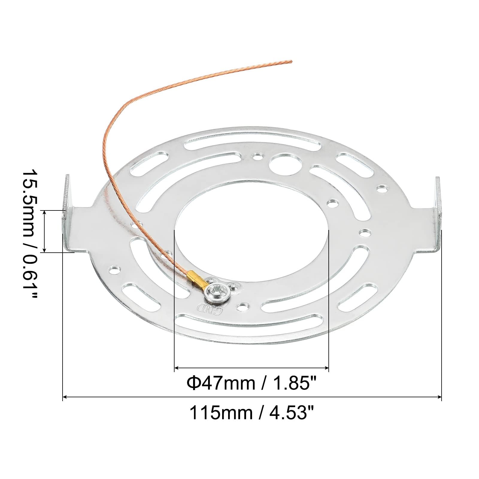 TOP-VIGOR 1Set Round Light Fixture Mounting Bracket Kit - Image 2