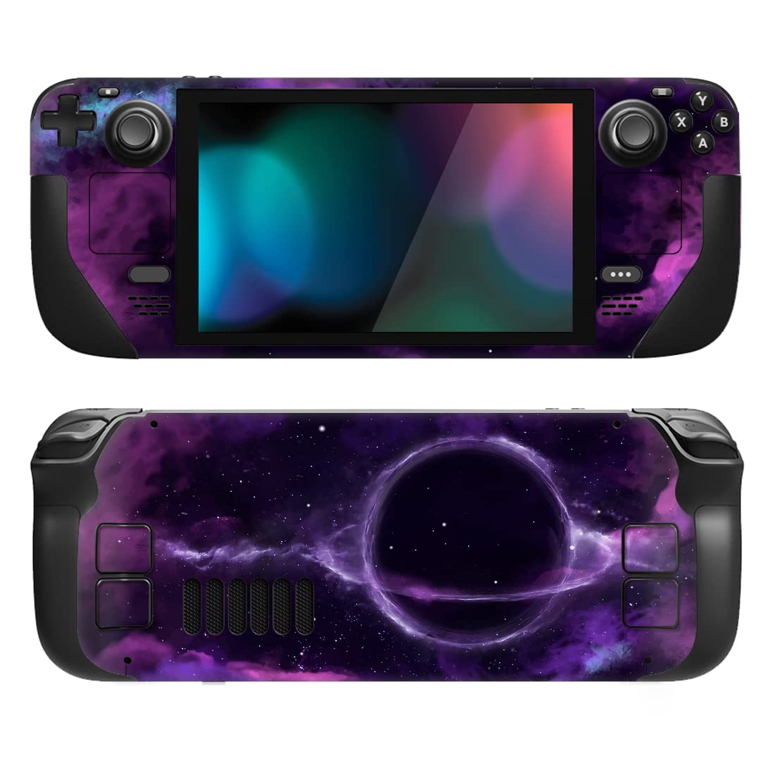 PlayVital Kit de Calcomanía Completa Protectora para Steam Deck LCD - Vinilos Skin Sticker Adhesivo, Pegatinas Personalizadas de Protección para Steam Deck OLED (Amanecer) — view 32