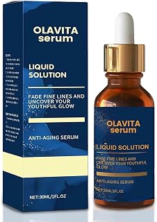 Olavita Serum Facial Serum, Liquid Solution Anti Aging Serum, Vitamin C & E Serum, Promotes Skin Collagen Production, smoothes wrinkles and fine lines (1PCS)