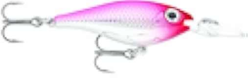 Rapala (ULS04PCL) Ultra Light Shad 04 Pink Clown Lure, Multicolor, One Size