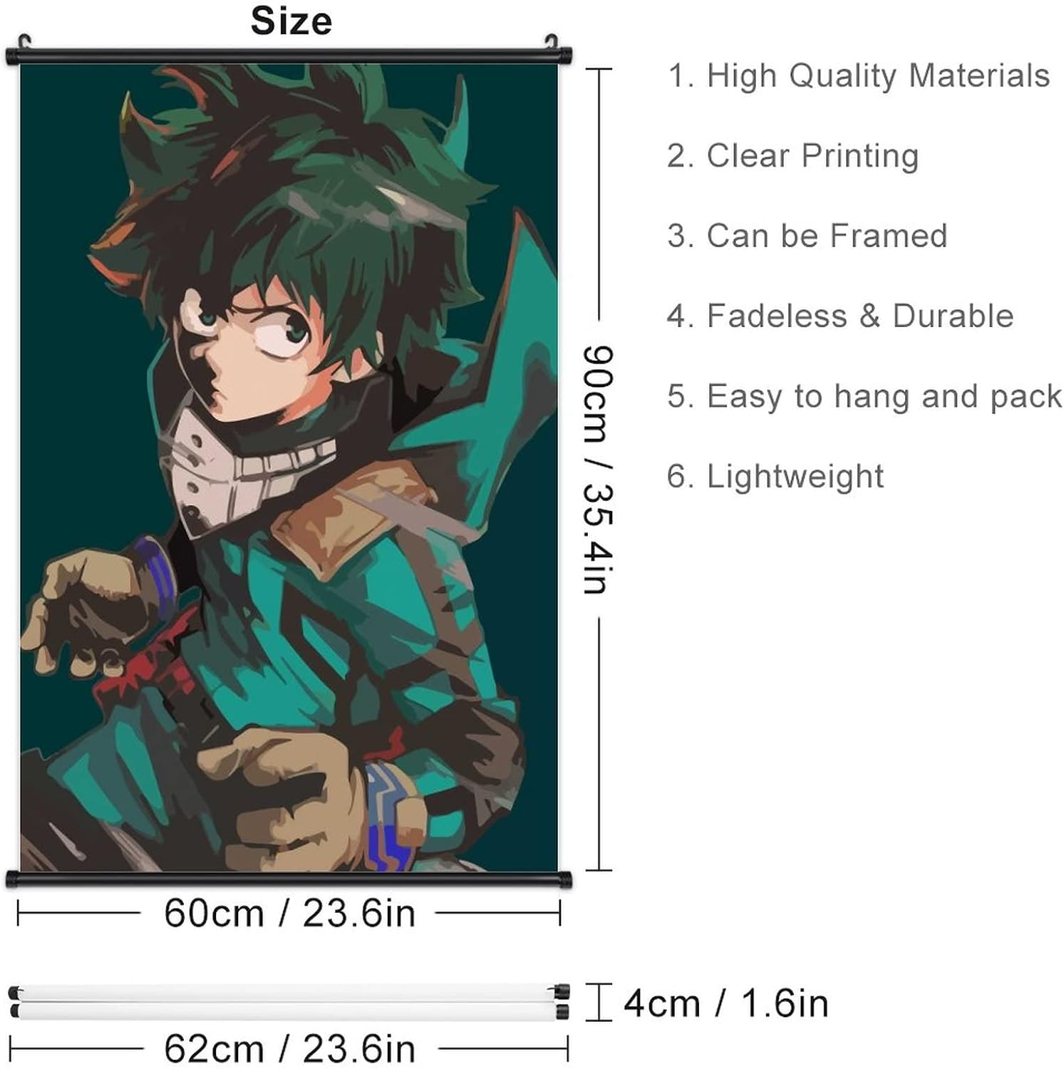 Amazon Co Jp ポスター 壁掛 オシャレ アニメ柄 キャラクター柄 僕のヒーローアカデミア ヒロアカ アートパネル アートポスター キャンバス絵画 アートフレーム おしゃれ 布ポスター 壁絵 壁紙ポスター 新築飾り リビング 書斎 窓カーテン インテリア アニメ愛好者 新居