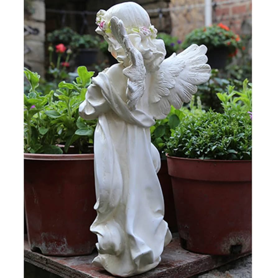 Amazon.co.jp: 天使 置物 オブジェ 天使のオブジェ おきもの