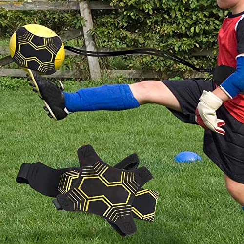 Rhinenet Soccer Training Belt Soccer Training Equipment for Soccer Volleyball Rugby Trainer Football Kick Throw Solo Practice Training Aid Control Skills Adjustable Waist Belt for Kids Adults