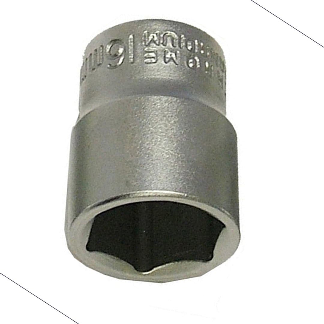 Faithfull SOC1221 21mm Hexagon Socket Chrome Vanadium 1/2-inch Drive
