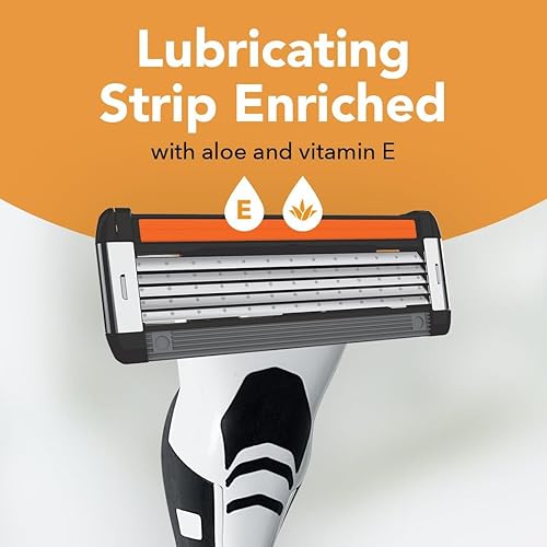 Miniatura 6 de BIC Flex 5 cartuchos de repuesto recargables para hombres, maquinillas de afeitar de hoja larga para un afeitado suave y cómodo, 12 cartuchos de