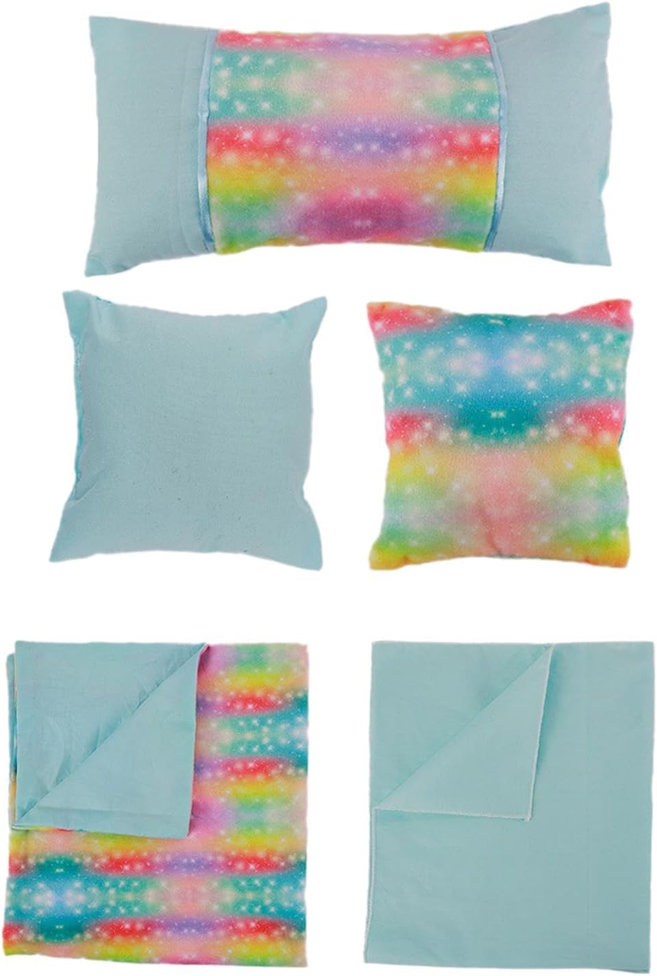 Deluxe 18 inch Doll Bedding Set - Complete Accessories for Girl Dolls and Handmade Furniture Model