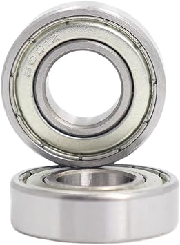 Wheelchair Front Fork Shaft Bearing 6001/12.7 ID 0.5 Inch 2PCS 12.7x28x8 Mm Wheelchair Accessories 6001 Pressure Wheel Bearing
