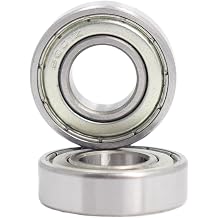 Wheelchair Front Fork Shaft Bearing 6001/12.7 ID 0.5 Inch 2PCS 12.7x28x8 Mm Wheelchair Accessories 6001 Pressure Wheel Bearing