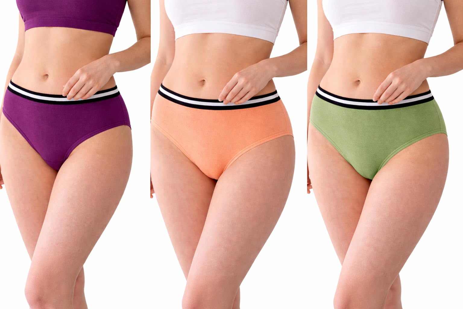 bambumm Women Premium Bamboo Hipster Panty Pack of 3 | 92% Bamboo 8% Elastane | Ultra Soft, Antimicrobial & Moisture Wicking | Luxury Innerwear-picture-26
