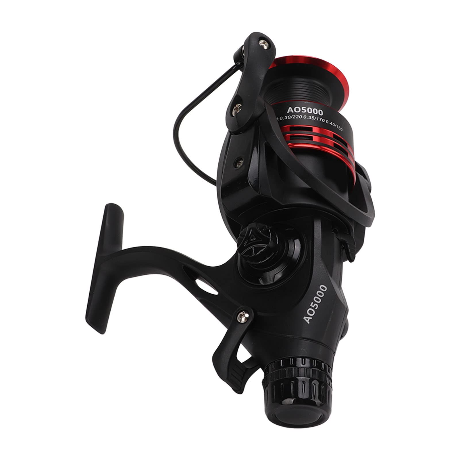 Copa de Alambre de Metal de Carrete Giratorios Camba de Pesca de Arrastre Dual 9 + 1BB 4.7: 1 Relación de Velocidad para Pesca de Carpa, Aleación de Aluminio Resistente + Nylon