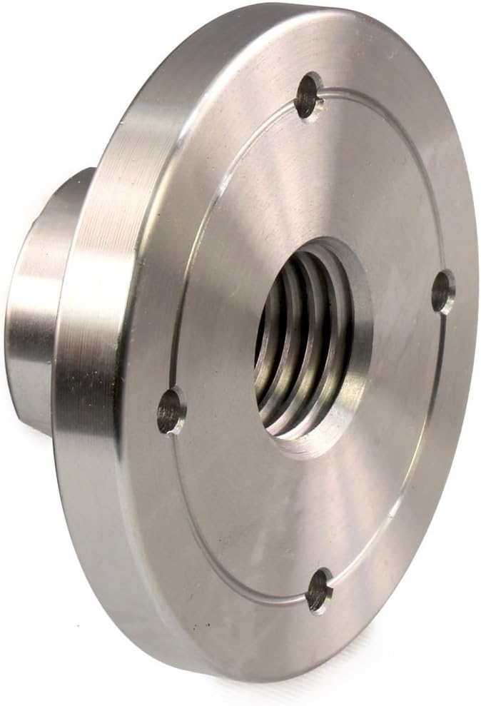 3" Steel Lathe Faceplate, 1" x 8TPI