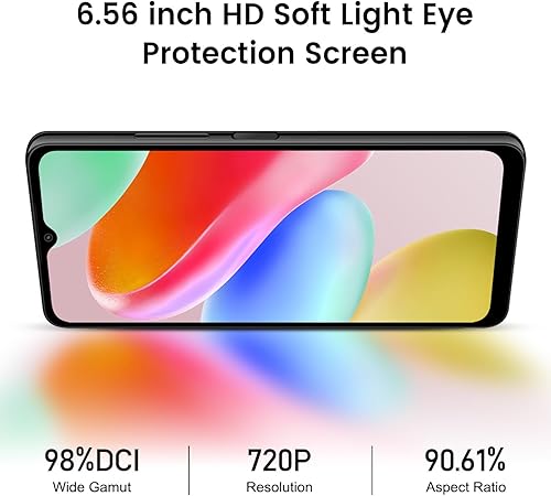 Miniatura 3 de Teléfonos Android desbloqueados A09, teléfonos inteligentes Android 12, 6.56 pulgadas HD+, 4000mAh 10W rápido, Octa-Core 8GB+128GBSD 256GB,