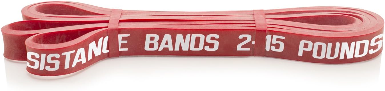 321 STRONG Exercise Resistance Bands - Individual or Complete Set for Assisted Pull Ups, Stretching, and Strength Training
