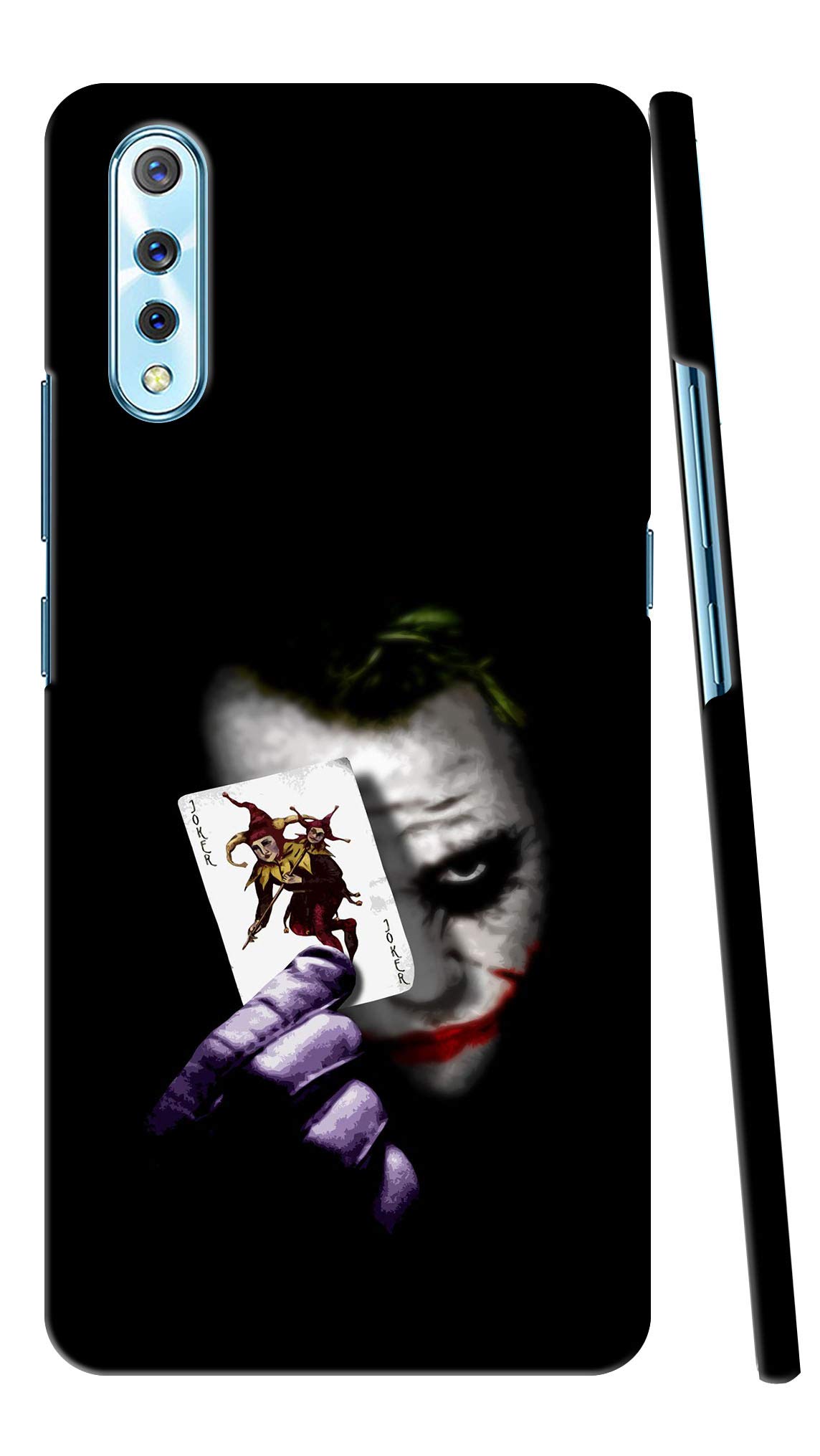 ADI CREATIONS Back Cover for Vivo S1,Z1X White Joker on Black Base