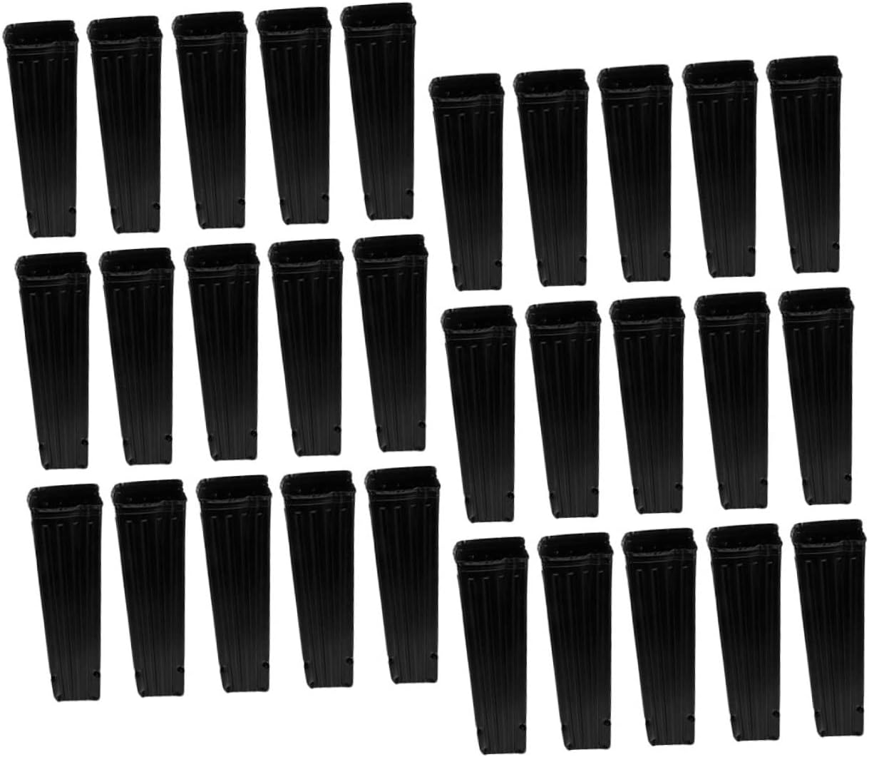 60pcs Thickened Plastic Tree Pots for Citrus Trees Deep Nursery Container Drainage Plant Grow Cups for Healthy Root Development for Gardening Planting