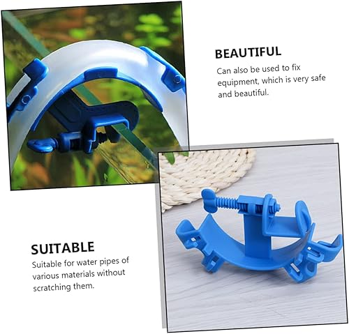 Miniatura 7 de BUGUUYO Abrazadera de manguera cambiador de agua, clip para acuario, abrazadera de fijación de tubería de agua, herramienta multiusos,
